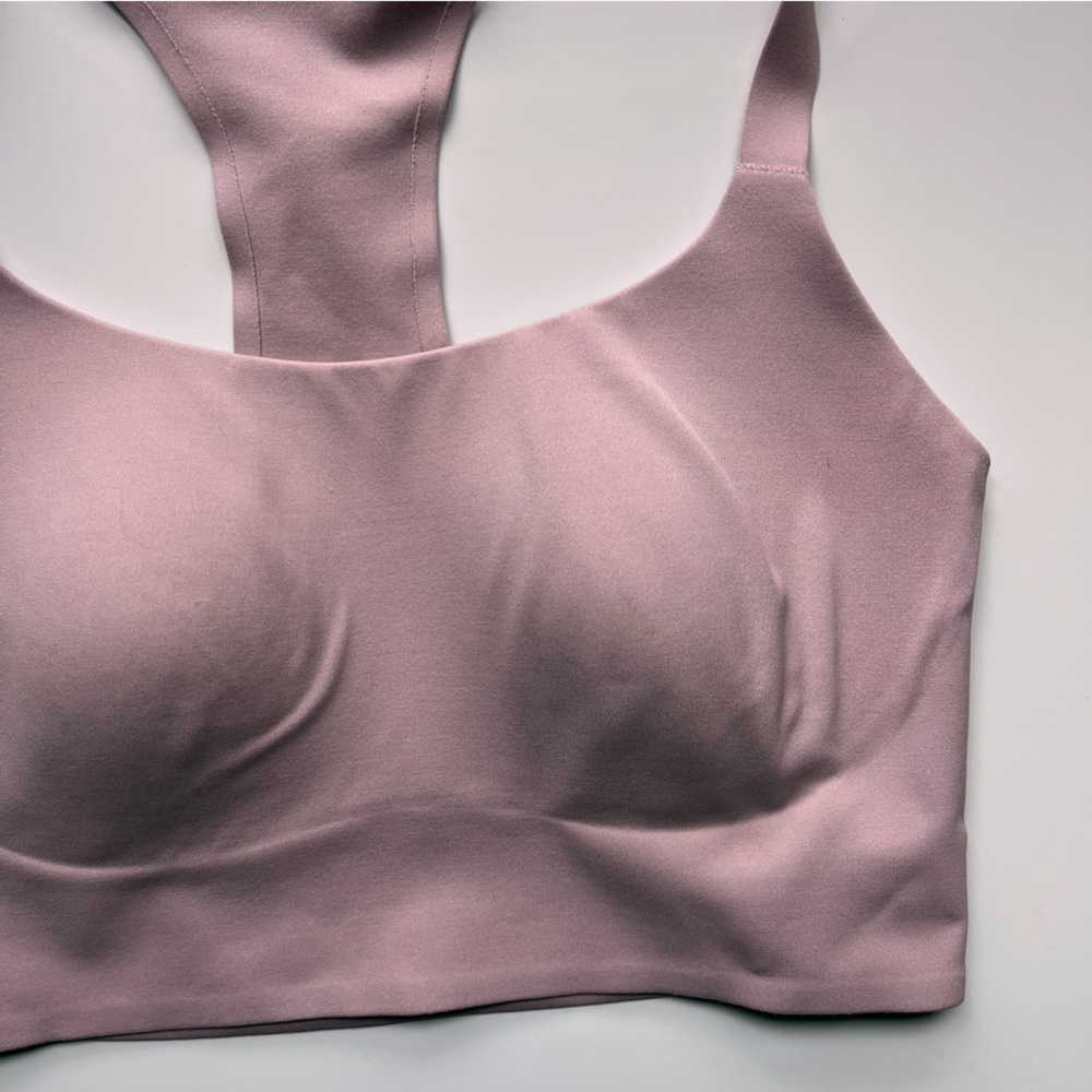 Aerie Offline • Light Pastel Mauve Pink Racerback Sport Bra - Picture 2 of 3